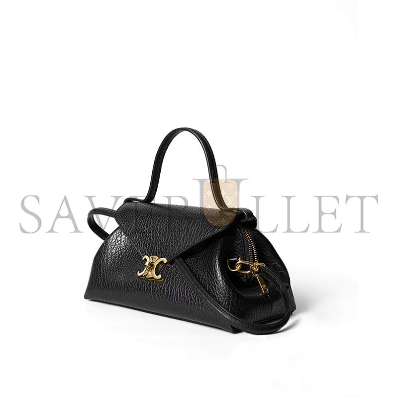 Ce1i*e SMALL FLAIR IN XL GRAINED CALFSKIN L10BF5C12.38NO (24*12*9cm)